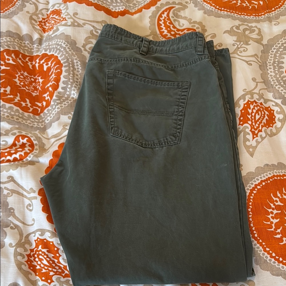 L.L. Bean Men's Relaxed Jeans - Dark Green